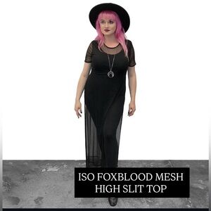 ISO FOXBLOOD MESH HIGH SLIT TOP SIZE M-L
